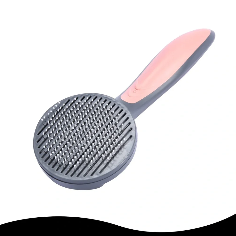 BLACK RHINO Self Cleaning Grooming Pet Brush for Shedding Long or Short Hair